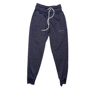 NVGTN Blue Joggers Womens /Kids? Size XS High Waisted Drawstring & Pockets Read